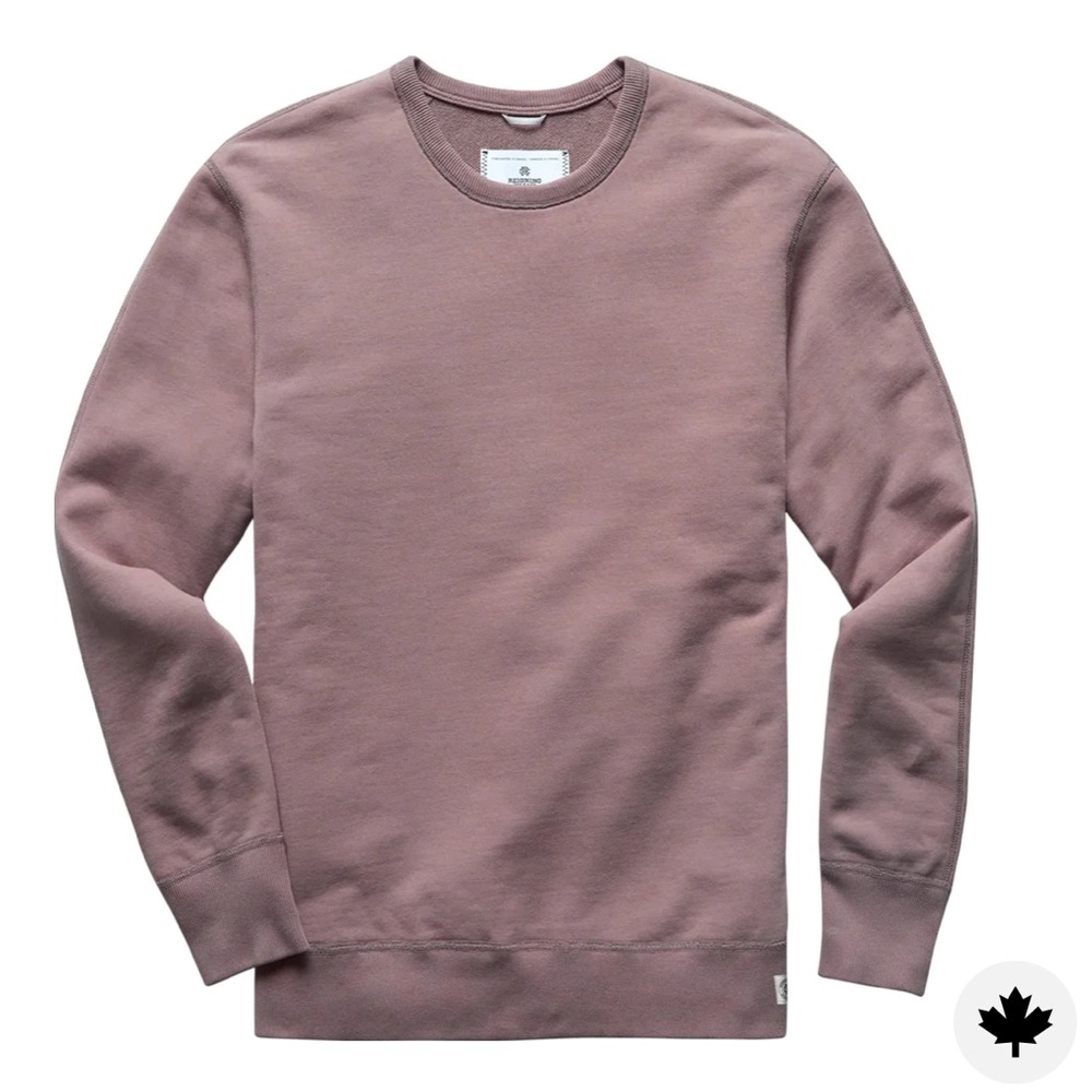 NWT Reigning Champ 100% Cotton Crew Neck Desert Rose Size M